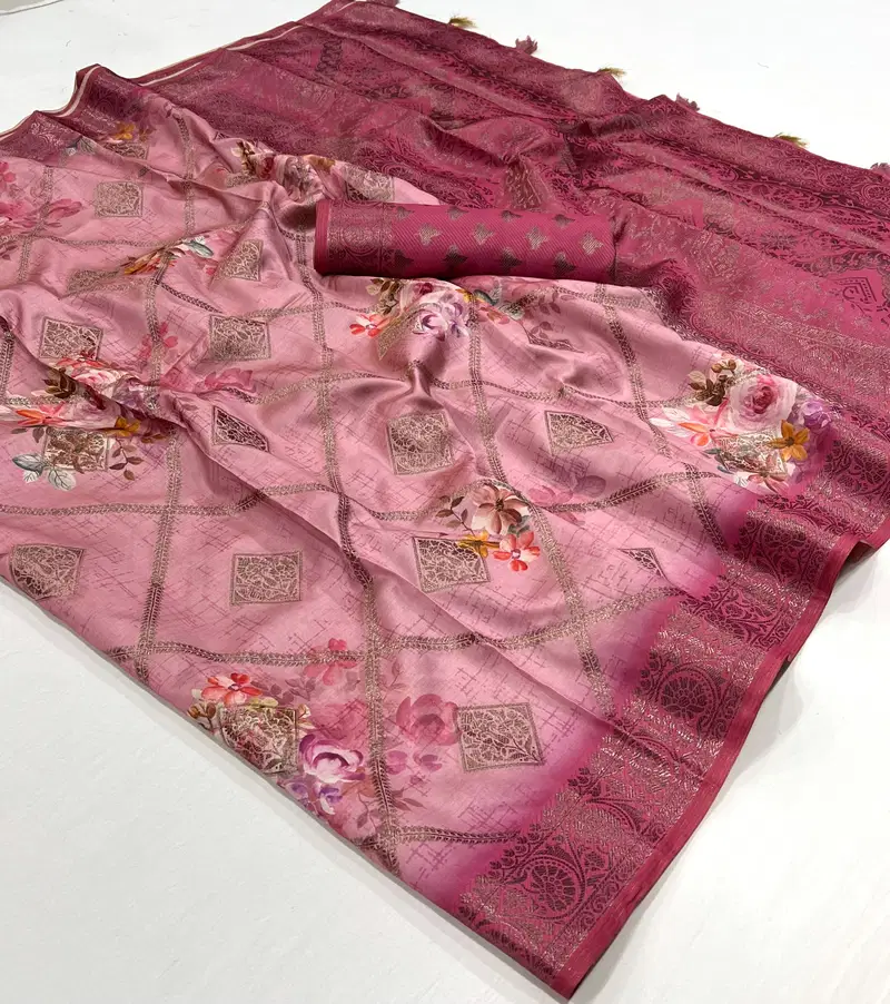 9628 Colour Soft Bambu Weaving Non Catalog Sarees Wholesale Shop In Surat